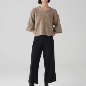 OPUS Culotte Misha Satin Schwarz Online Bestellen^Damen Hosen