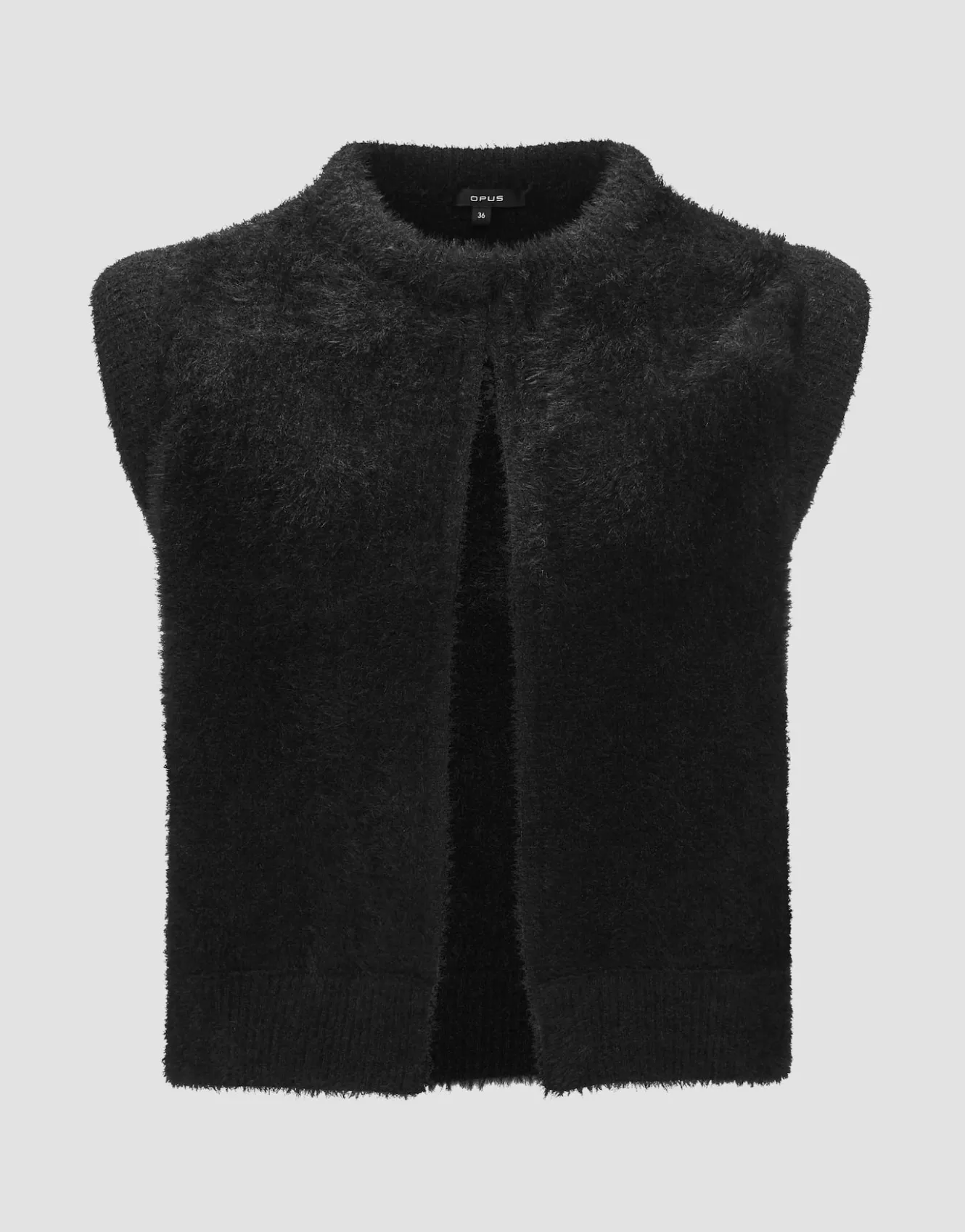 fellweste_desto_schwarz_online_bestellen_6.webp OPUS Fellweste Desto Schwarz Online Bestellen^Damen Blazer / Westen