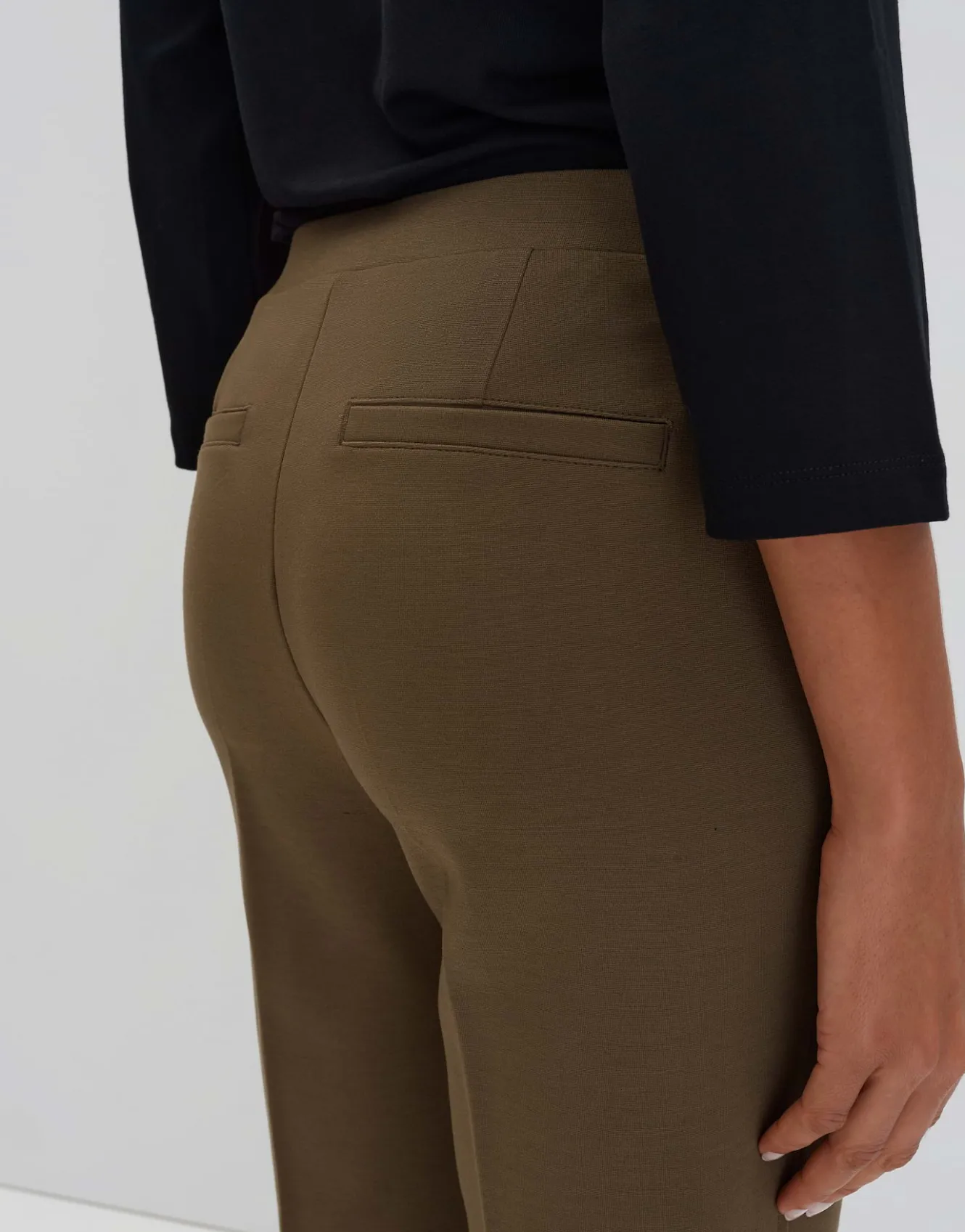 flared_pants_curinna_grn_online_bestellen_4.webp OPUS Flared Pants Curinna Grün Online Bestellen^Damen Hosen