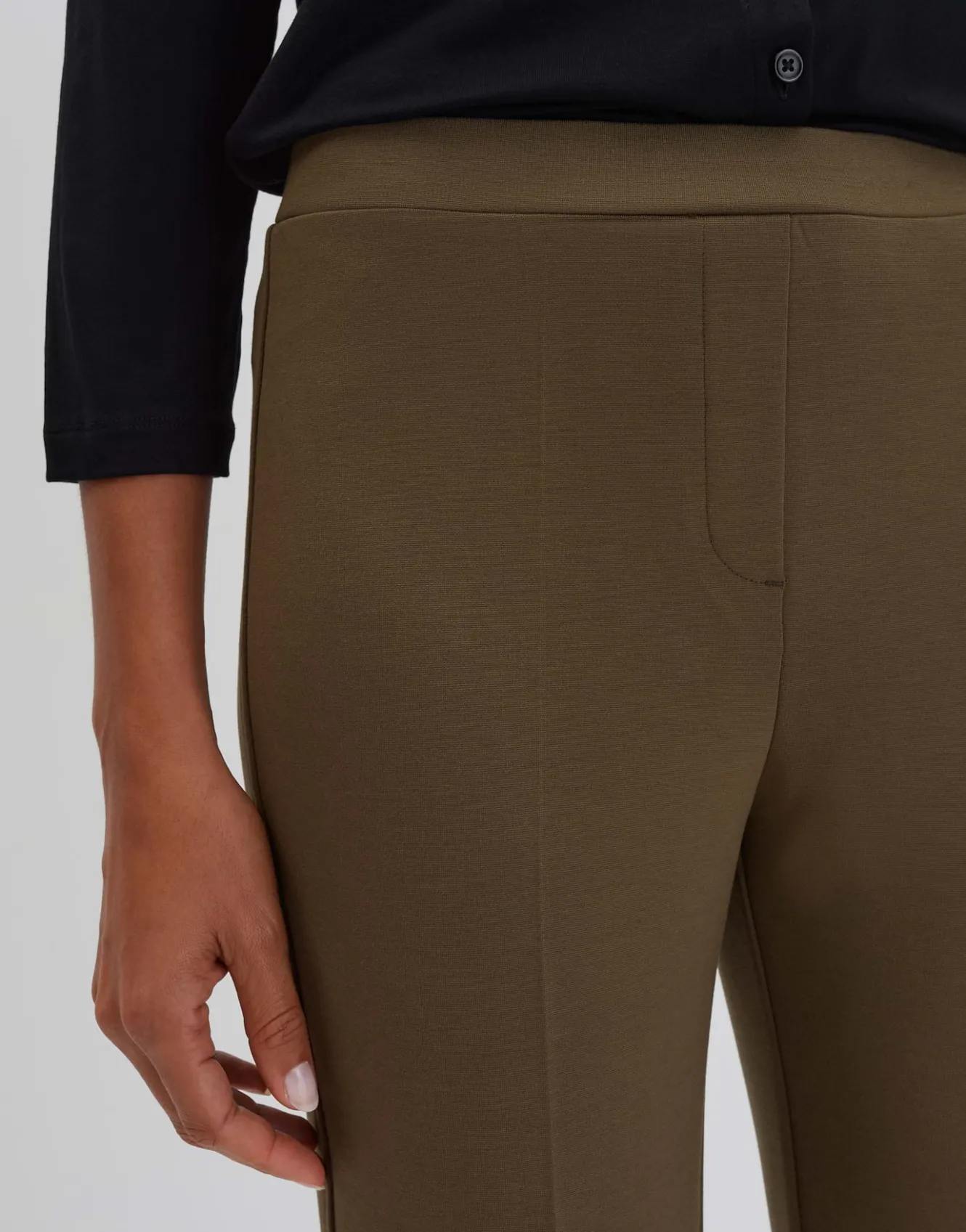 flared_pants_curinna_grn_online_bestellen_5.webp OPUS Flared Pants Curinna Grün Online Bestellen^Damen Hosen
