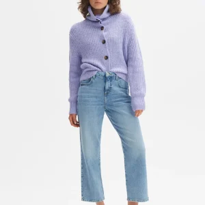 OPUS Grobstrickjacke Dokuli Lila Online Bestellen^Damen Strick