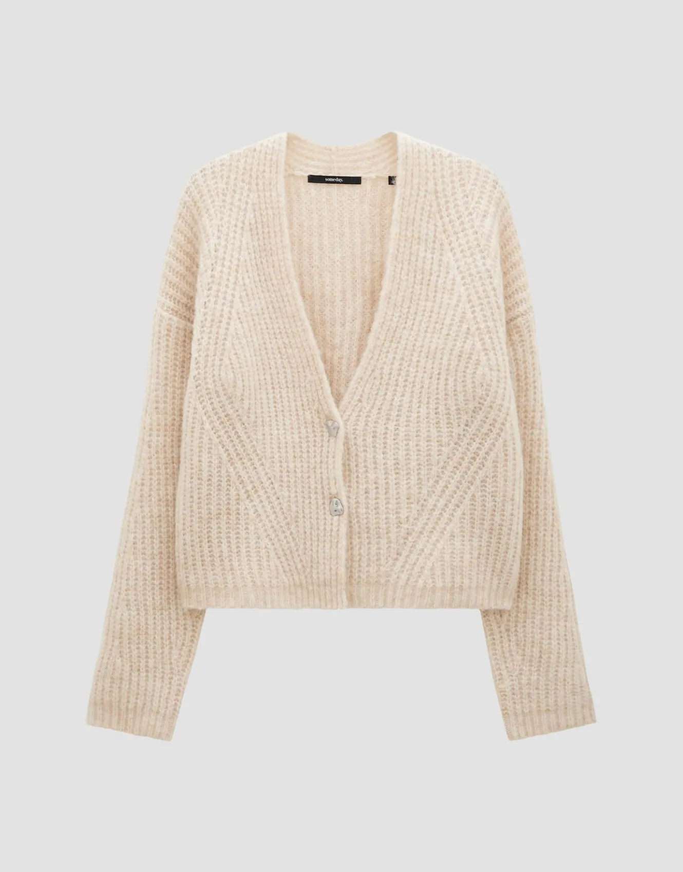 grobstrickjacke_triya_beige_online_bestellen_6.webp OPUS Grobstrickjacke Triya Beige Online Bestellen^Damen Strick