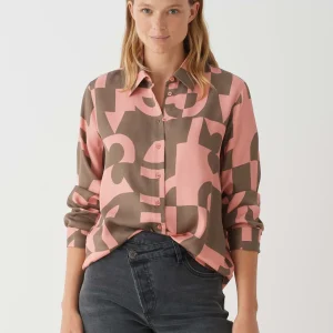 OPUS Hemdbluse Falkina Bold Rosé Online Bestellen^Damen Blusen