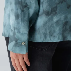 OPUS Hemdbluse Falkina Faded Blau Online Bestellen^Damen Blusen