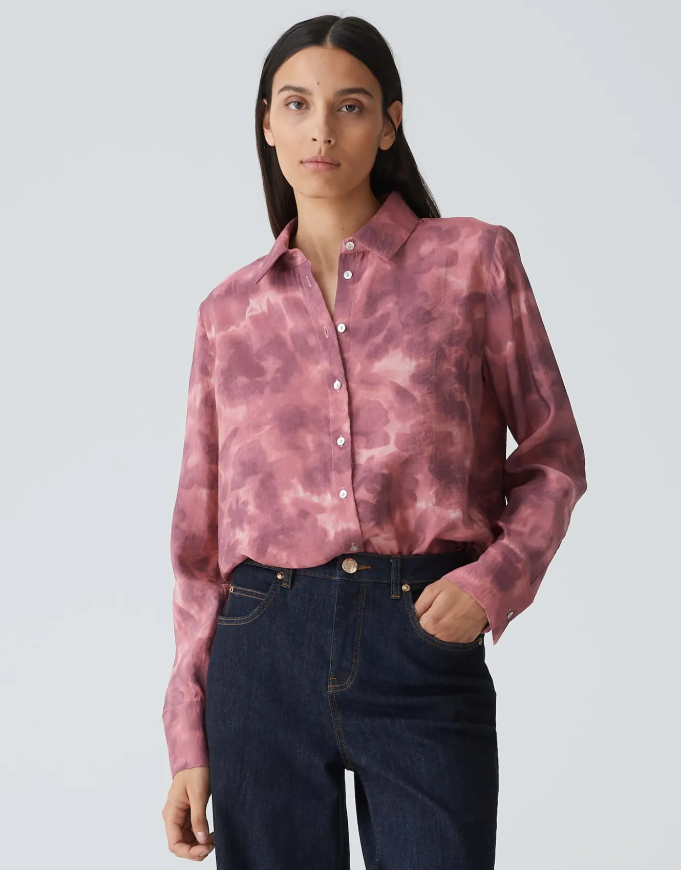 hemdbluse_falkina_faded_ros_online_bestellen_1.webp OPUS Hemdbluse Falkina Faded Rosé Online Bestellen^Damen Blusen