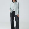 OPUS Hemdbluse Flanella Blau Online Bestellen^Damen Blusen