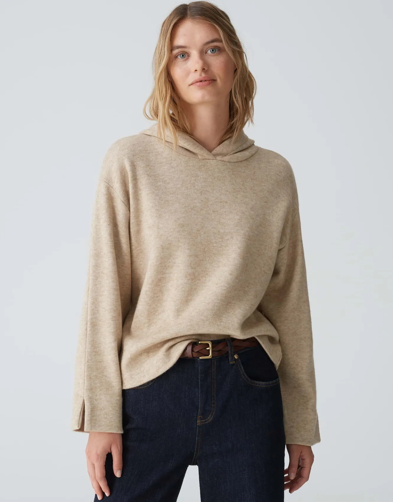 hoodie_genulo_beige_online_bestellen_1.webp OPUS Hoodie Genulo Beige Online Bestellen^Damen Sweat