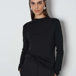 OPUS Jerseyshirt Karinn Schwarz Online Bestellen^Damen Basics | Shirts