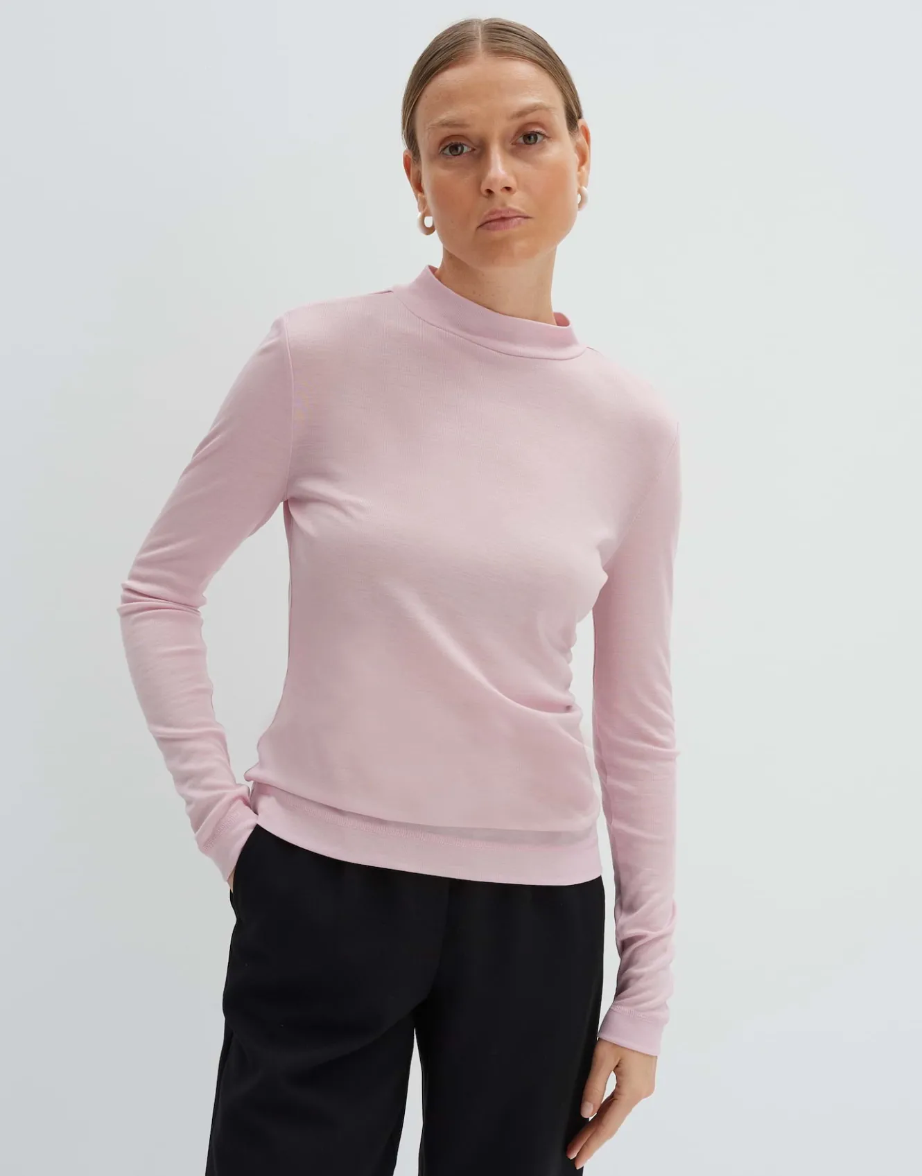 jerseyshirt_kejandra_ros_online_bestellen_1.webp OPUS Jerseyshirt Kejandra Rosé Online Bestellen^Damen Basics | Shirts