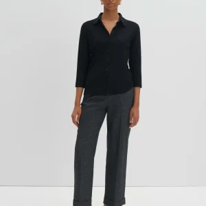 OPUS Jerseyshirt Kelly Solid Schwarz Online Bestellen^Damen Shirts | Blusen