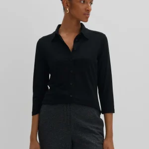 OPUS Jerseyshirt Kelly Solid Schwarz Online Bestellen^Damen Shirts | Blusen