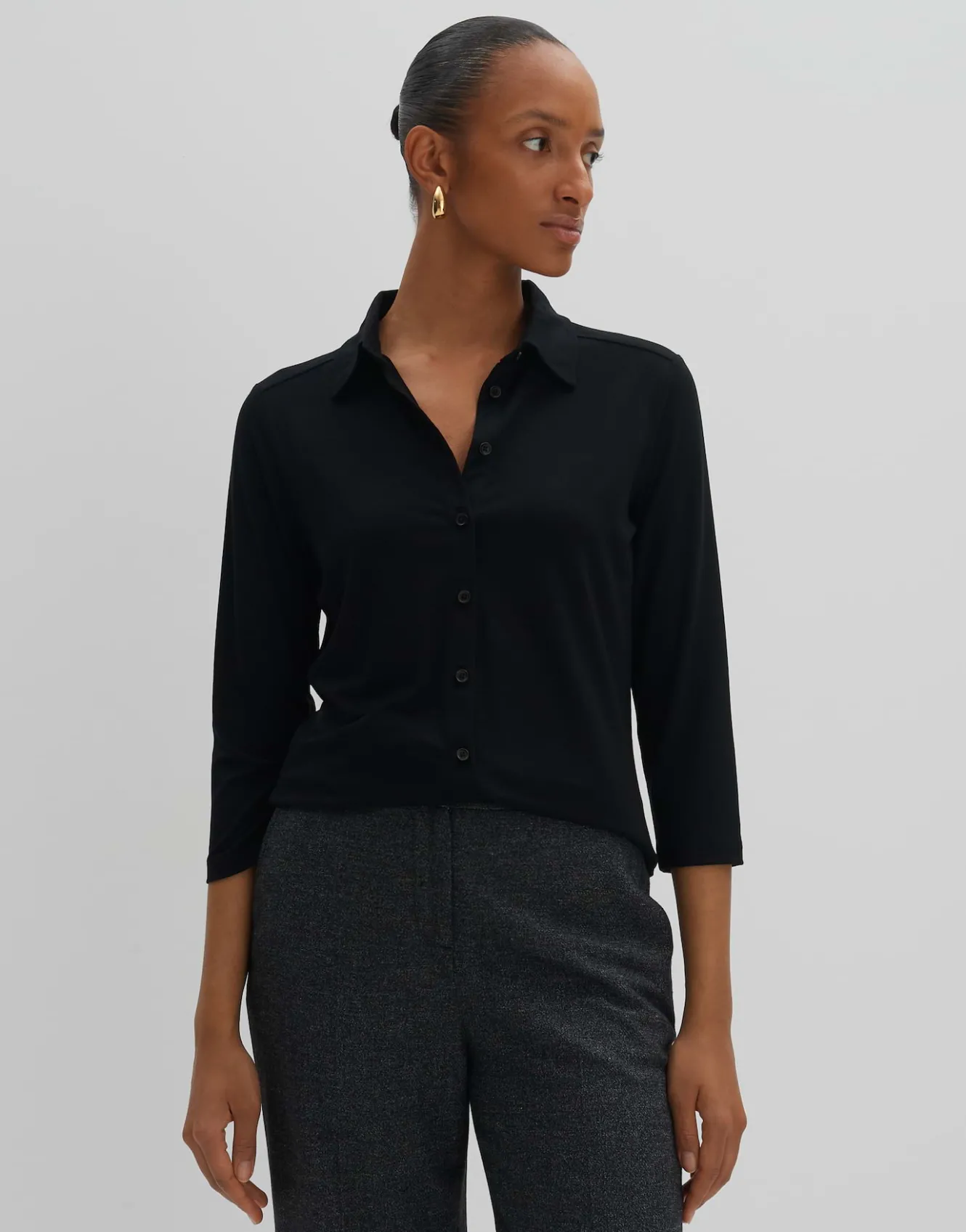 jerseyshirt_kelly_solid_schwarz_online_bestellen_1.webp OPUS Jerseyshirt Kelly Solid Schwarz Online Bestellen^Damen Shirts | Blusen