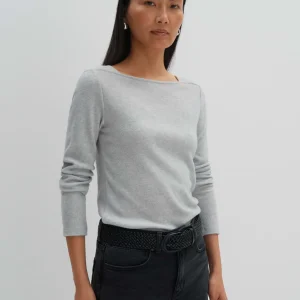 OPUS Jerseyshirt Kosie Grau Online Bestellen^Damen Shirts