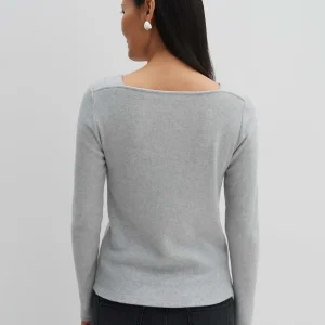 OPUS Jerseyshirt Kosie Grau Online Bestellen^Damen Shirts