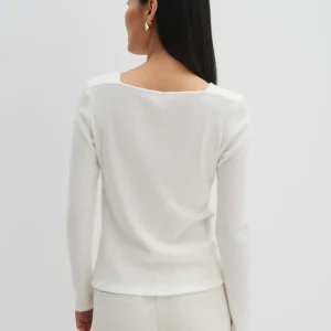 OPUS Jerseyshirt Kosie Weiß Online Bestellen^Damen Shirts