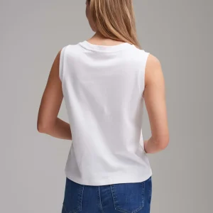 OPUS Jerseytop Ilayda Weiß Online Bestellen^Damen Basics | Shirts