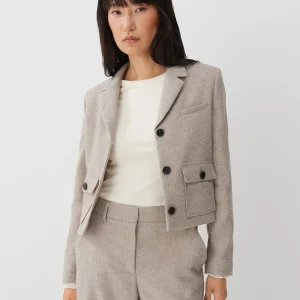 OPUS Kurzblazer Naine Beige Online Bestellen^Damen Blazer / Westen