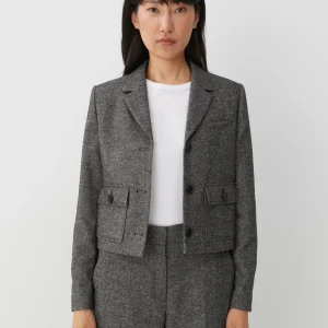 OPUS Kurzblazer Naine Grau Online Bestellen^Damen Blazer / Westen