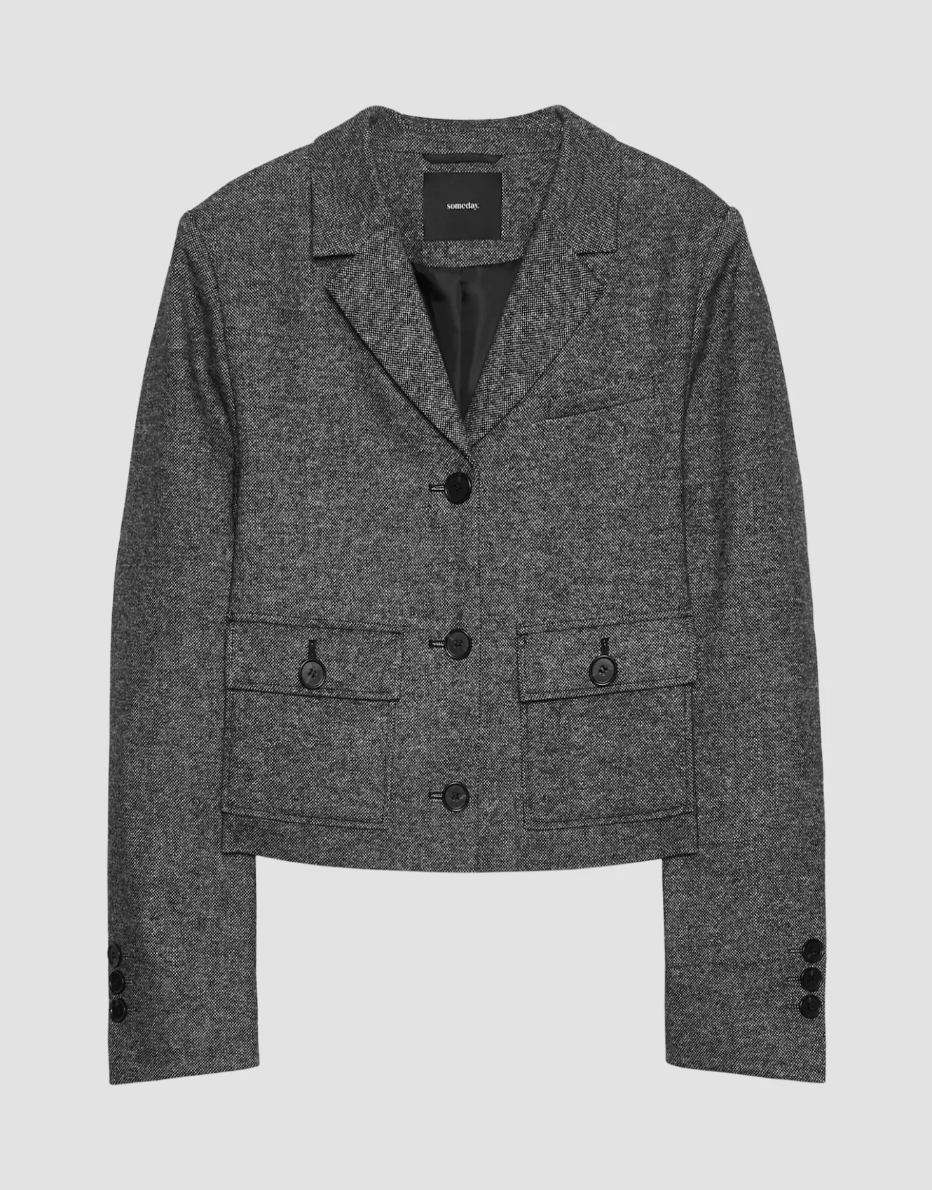kurzblazer_naine_grau_online_bestellen_7.webp OPUS Kurzblazer Naine Grau Online Bestellen^Damen Blazer / Westen