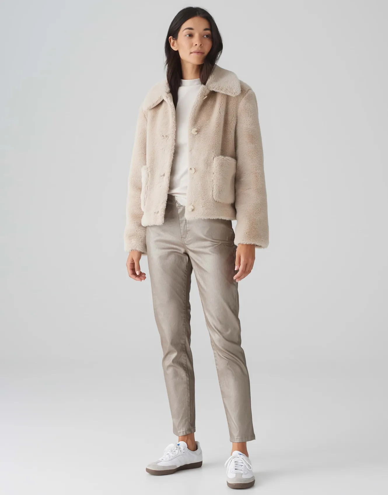 kurzjacke_herrisa_beige_online_bestellen_0.webp OPUS Kurzjacke Herrisa Beige Online Bestellen^Damen Jacken / Mäntel