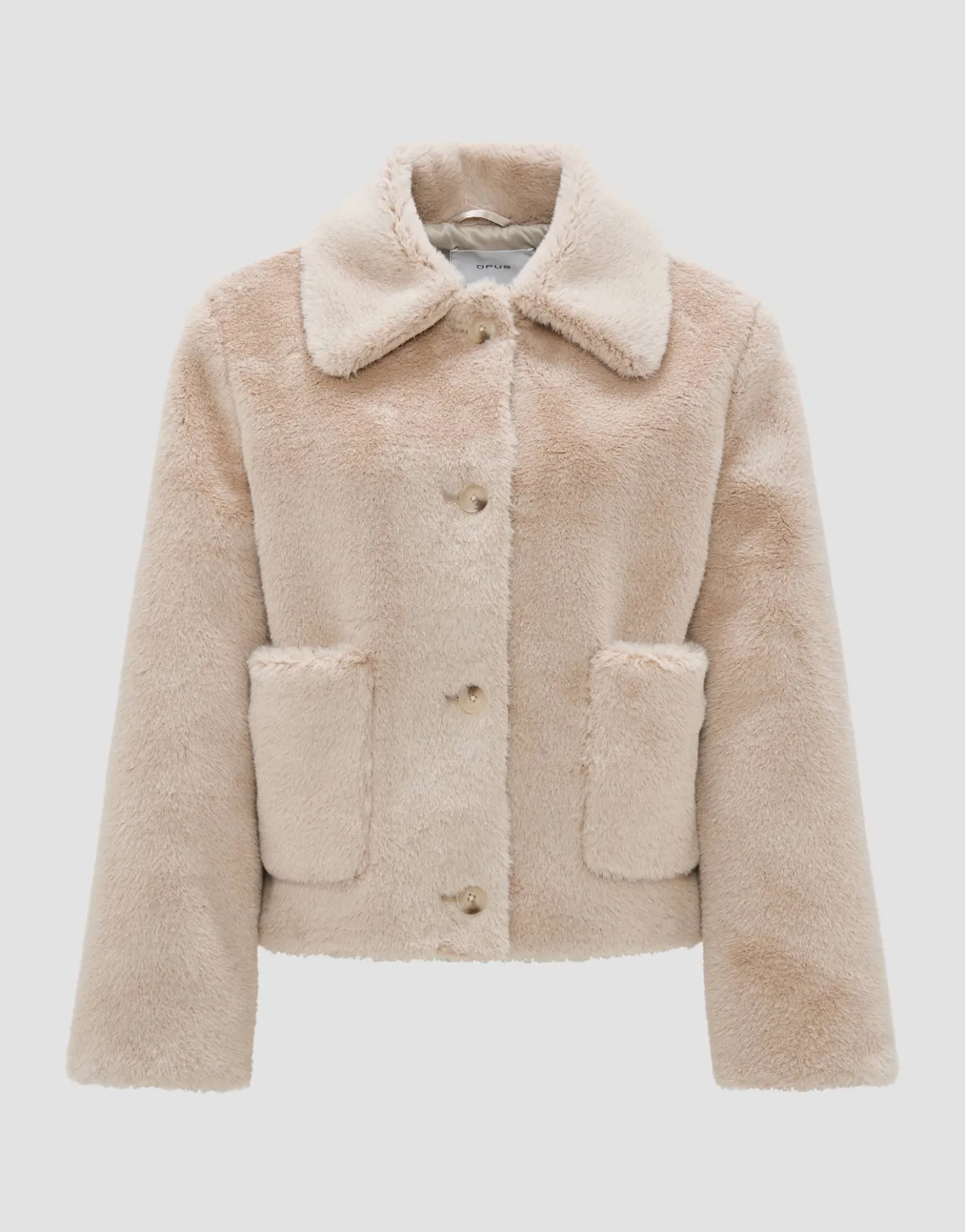 kurzjacke_herrisa_beige_online_bestellen_7.webp OPUS Kurzjacke Herrisa Beige Online Bestellen^Damen Jacken / Mäntel