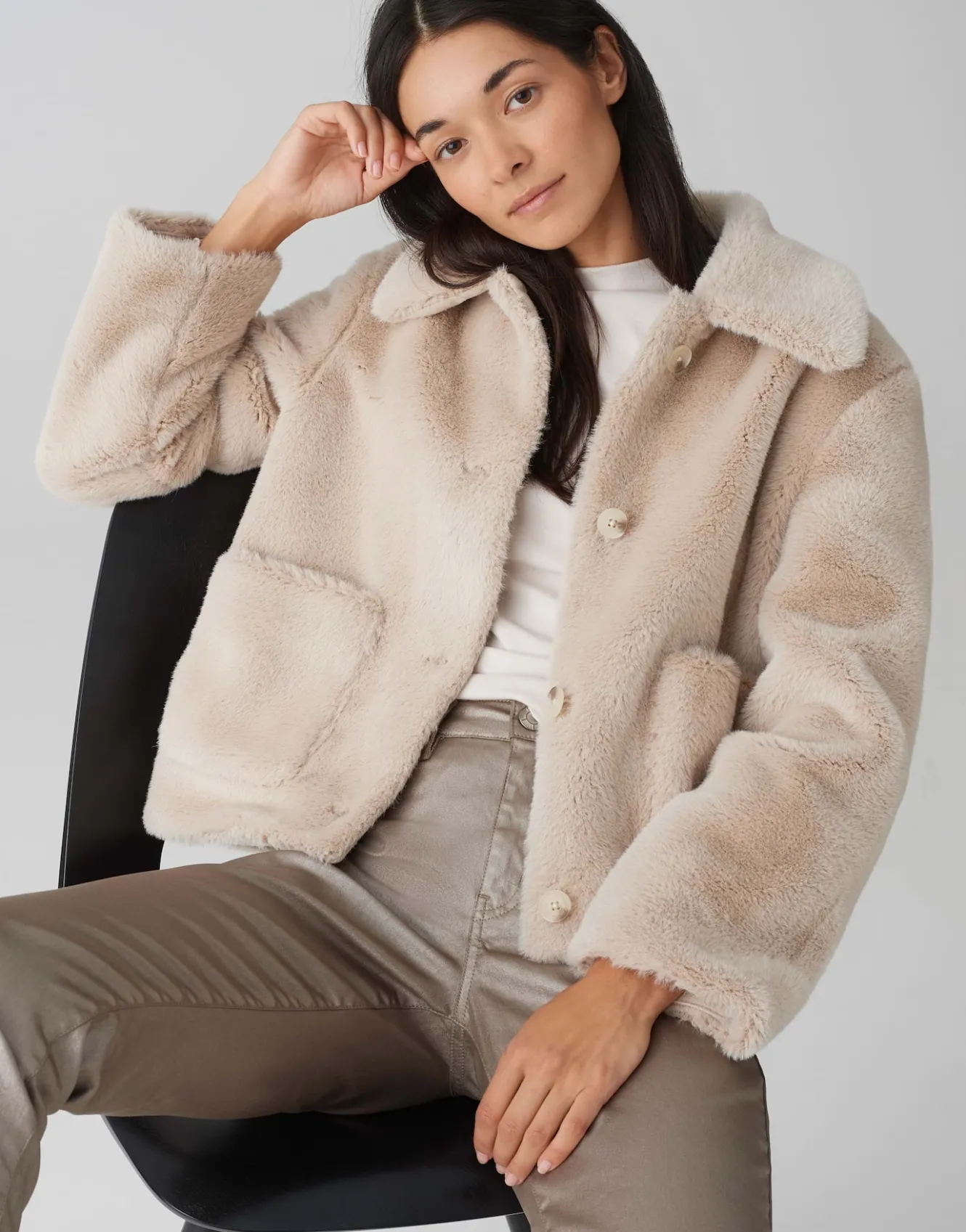 kurzjacke_herrisa_beige_online_bestellen_9.webp OPUS Kurzjacke Herrisa Beige Online Bestellen^Damen Jacken / Mäntel
