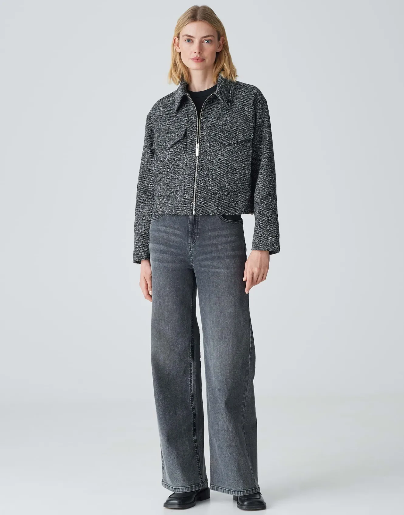 kurzjacke_jasko_schwarz_online_bestellen_4.webp OPUS Kurzjacke Jasko Schwarz Online Bestellen^Damen Jacken / Mäntel
