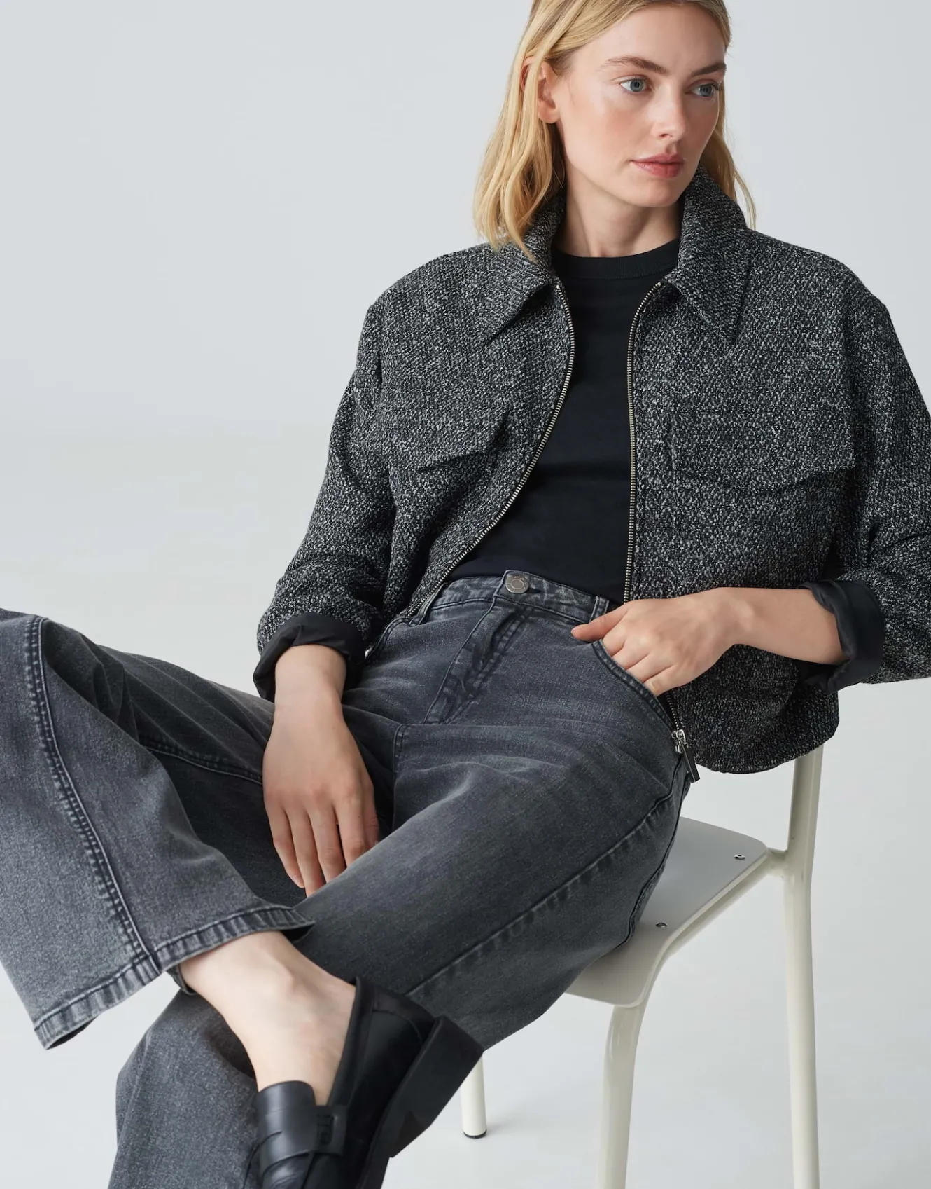 kurzjacke_jasko_schwarz_online_bestellen_7.webp OPUS Kurzjacke Jasko Schwarz Online Bestellen^Damen Jacken / Mäntel