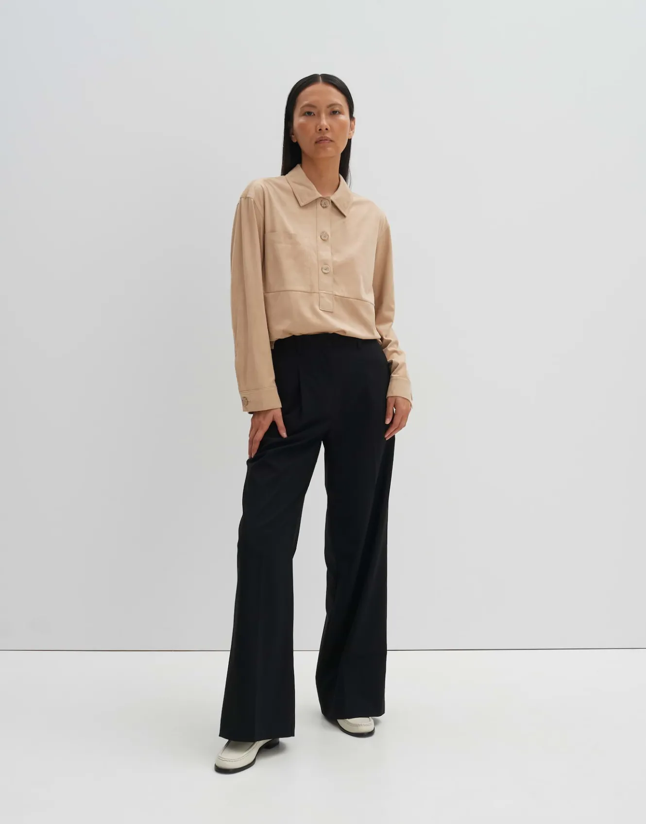langarmbluse_zelura_beige_online_bestellen_0.webp OPUS Langarmbluse Zelura Beige Online Bestellen^Damen Blusen