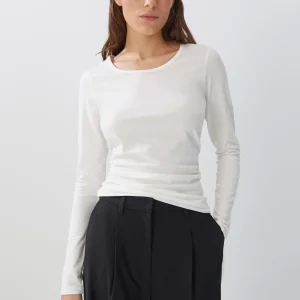 OPUS Langarmshirt Kalia Weiß Online Bestellen^Damen Basics | Shirts