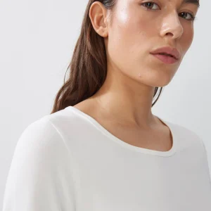 OPUS Langarmshirt Kalia Weiß Online Bestellen^Damen Basics | Shirts