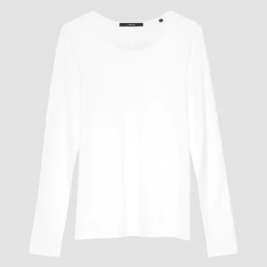 OPUS Langarmshirt Kalia Weiß Online Bestellen^Damen Basics | Shirts