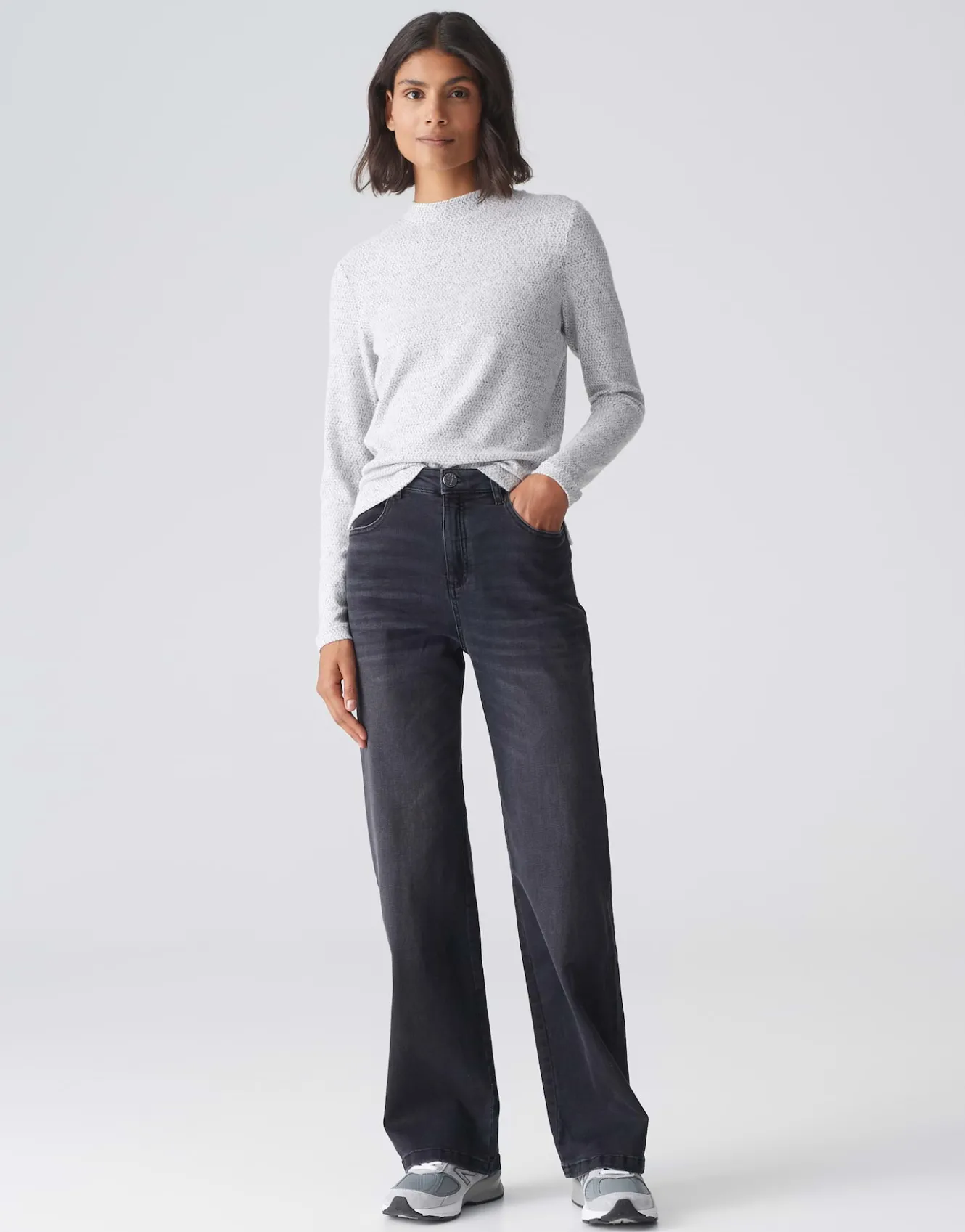 langarmshirt_snowi_grau_online_bestellen_0.webp OPUS Langarmshirt Snowi Grau Online Bestellen^Damen Shirts