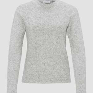 OPUS Langarmshirt Snowi Grau Online Bestellen^Damen Shirts