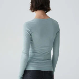 OPUS Langarmshirt Sorana Blau Online Bestellen^Damen Basics | Shirts