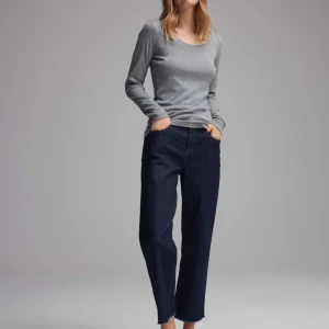 OPUS Langarmshirt Sorana Grau Online Bestellen^Damen Basics | Shirts