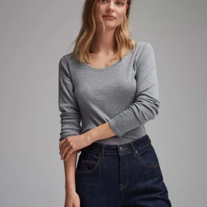 OPUS Langarmshirt Sorana Grau Online Bestellen^Damen Basics | Shirts