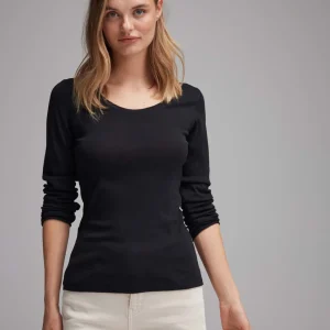OPUS Langarmshirt Sorana Schwarz Online Bestellen^Damen Basics | Shirts