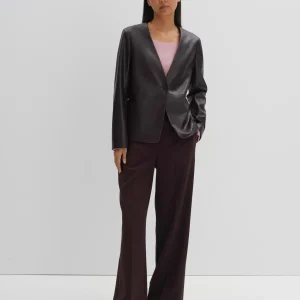 OPUS Lederblazer Noebe Rot Online Bestellen^Damen Blazer / Westen