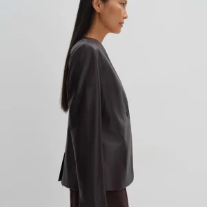 OPUS Lederblazer Noebe Rot Online Bestellen^Damen Blazer / Westen