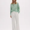 OPUS Leinenhose Milis Weiß Online Bestellen^Damen Hosen