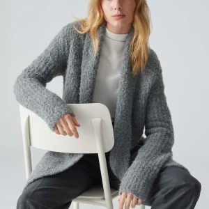 OPUS Longstrickjacke Dulina Grau Online Bestellen^Damen Strick