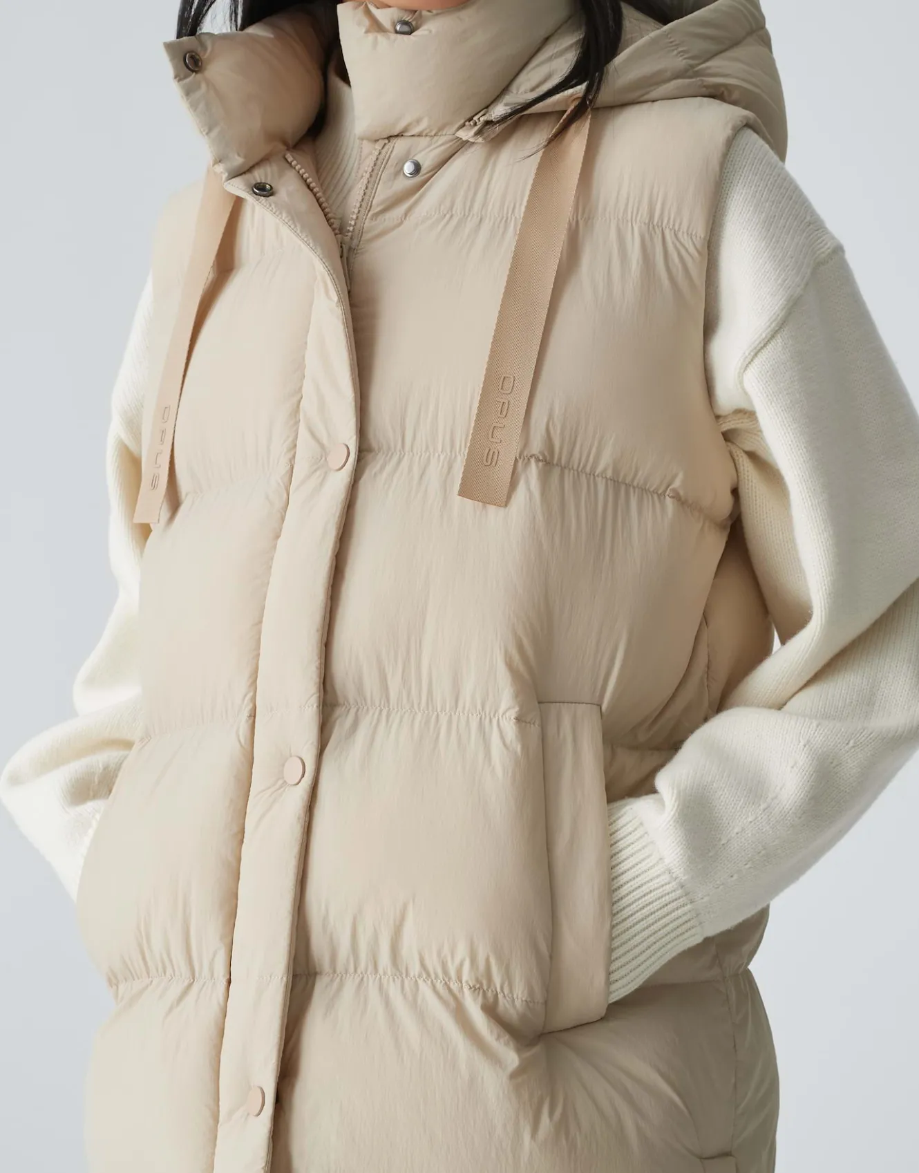 longweste_wigilo_beige_online_bestellen_4.webp OPUS Longweste Wigilo Beige Online Bestellen^Damen Jacken / Mäntel | Blazer / Westen