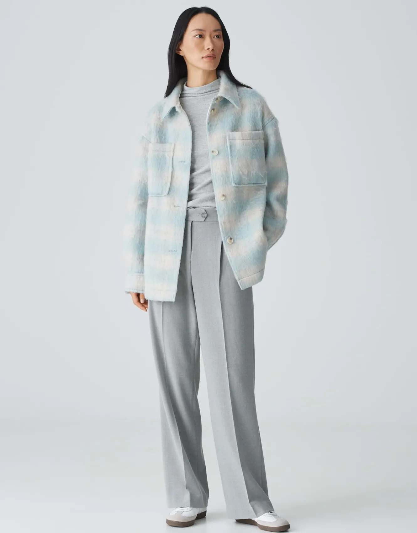 overshirt_jelma_blau_online_bestellen_0.webp OPUS Overshirt Jelma Blau Online Bestellen^Damen Blazer / Westen