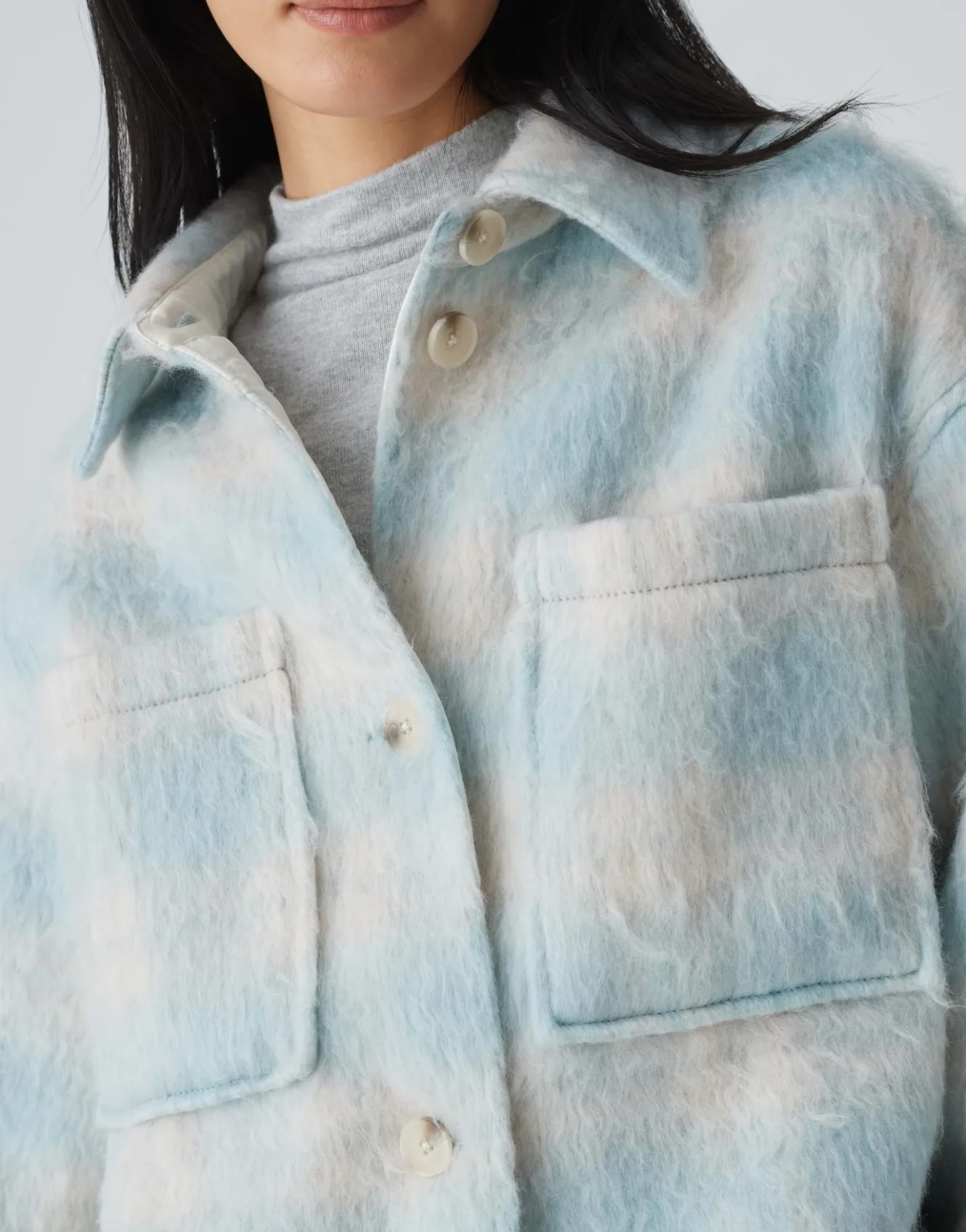 overshirt_jelma_blau_online_bestellen_4.webp OPUS Overshirt Jelma Blau Online Bestellen^Damen Blazer / Westen
