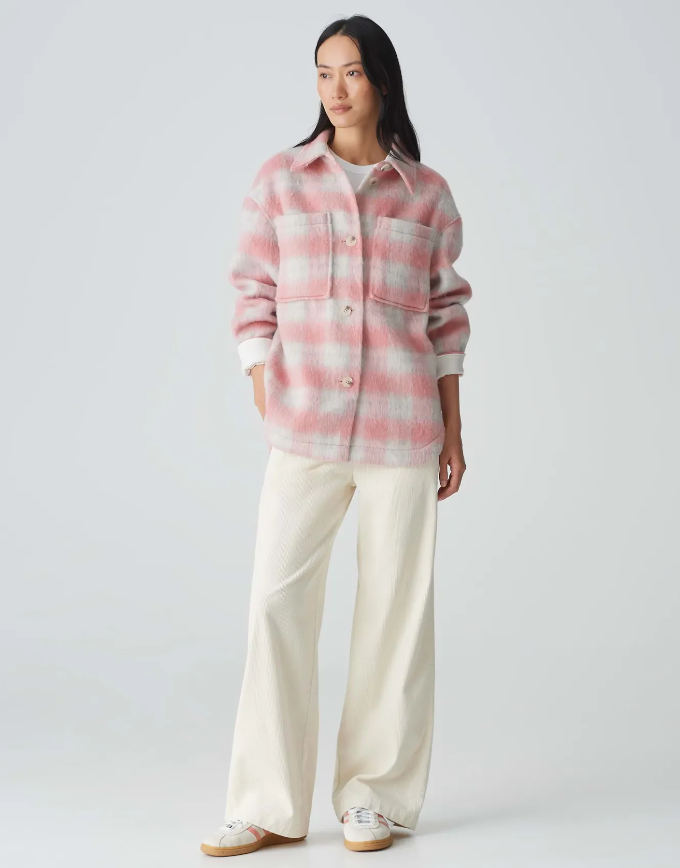 overshirt_jelma_ros_online_bestellen_5.webp OPUS Overshirt Jelma Rosé Online Bestellen^Damen Blazer / Westen