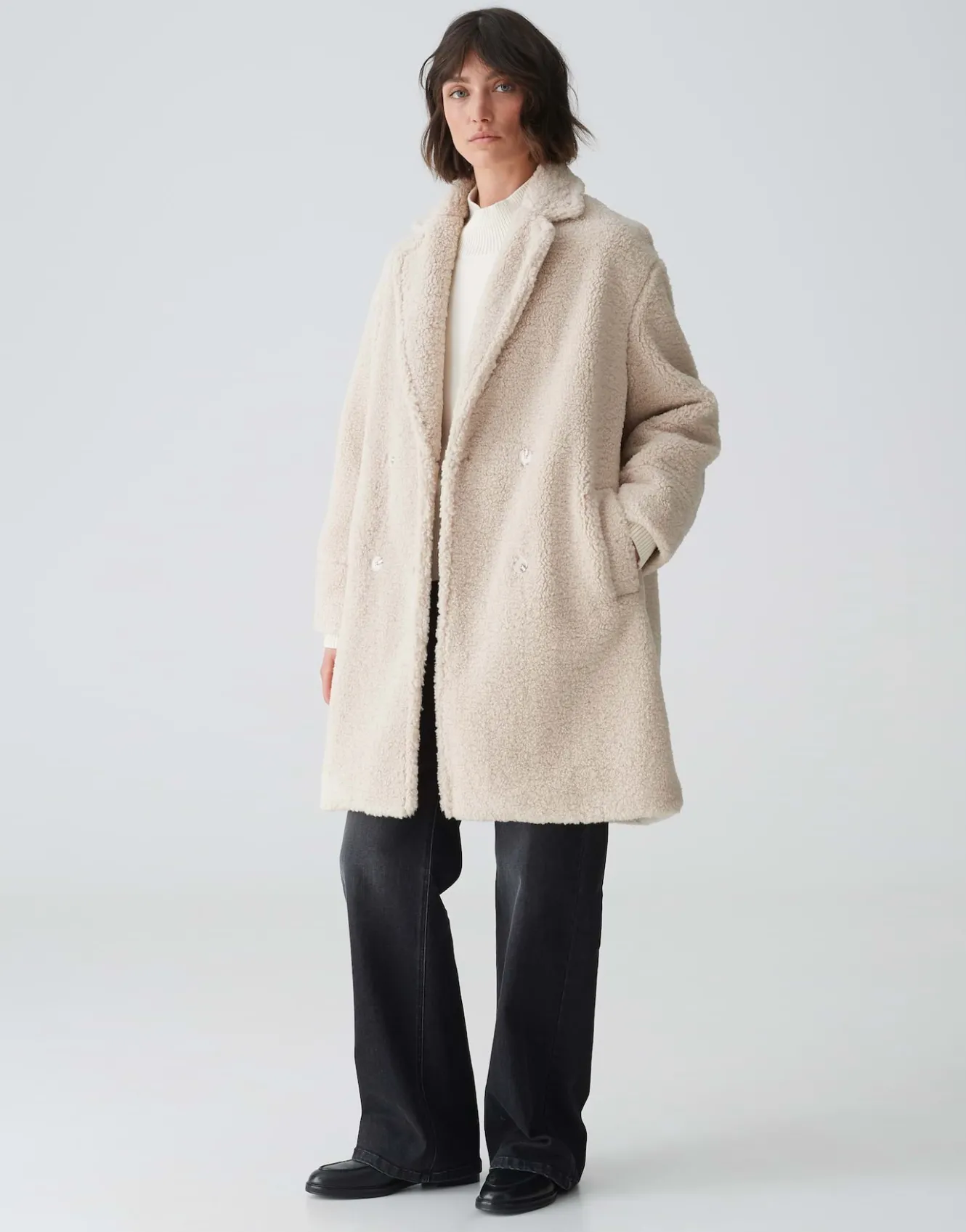 oversize_mantel_honise_beige_online_bestellen_1.webp OPUS Oversize Mantel Honise Beige Online Bestellen^Damen Jacken / Mäntel