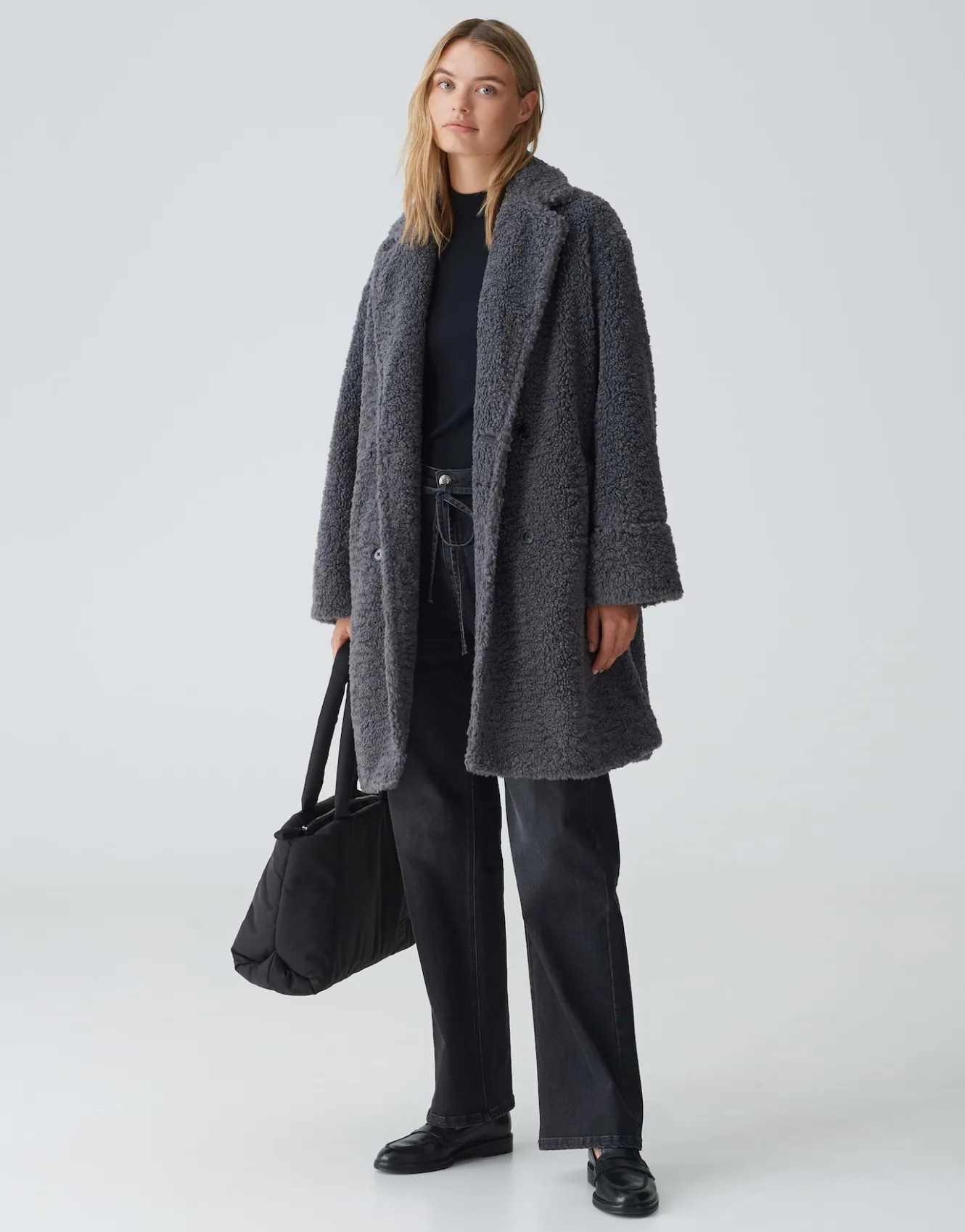 oversize_mantel_honise_grau_online_bestellen_0.webp OPUS Oversize Mantel Honise Grau Online Bestellen^Damen Jacken / Mäntel