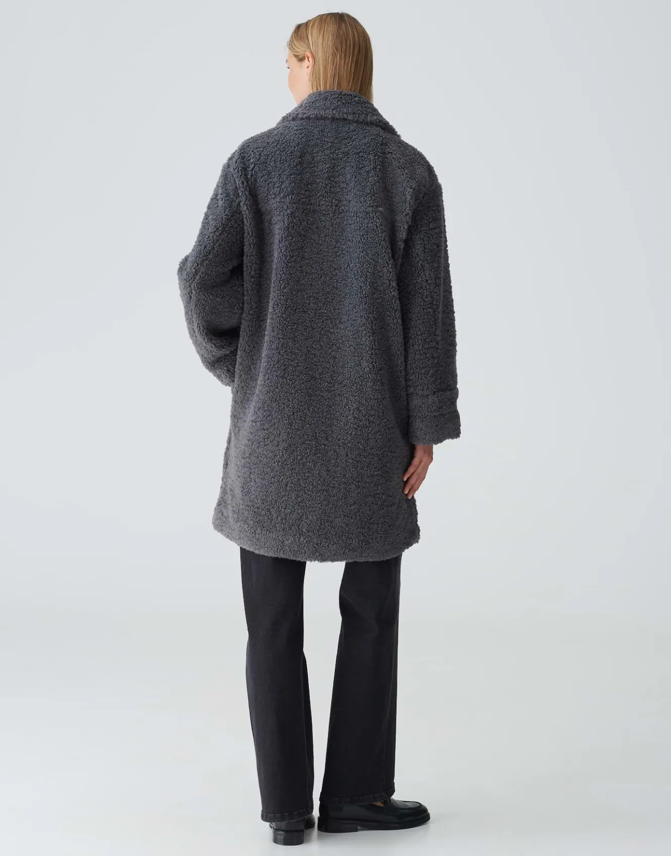 oversize_mantel_honise_grau_online_bestellen_2.webp OPUS Oversize Mantel Honise Grau Online Bestellen^Damen Jacken / Mäntel