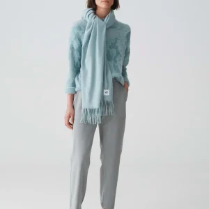 OPUS Oversize Schal Anell Scarf Blau Online Bestellen^Damen Accessoires